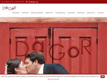 Tablet Screenshot of dagor.org